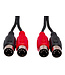 Hosa MID-203 Dual MIDI Cable, Dual 5-pin DIN to Same -3M