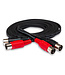 Hosa MID-203 Dual MIDI Cable, Dual 5-pin DIN to Same -3M