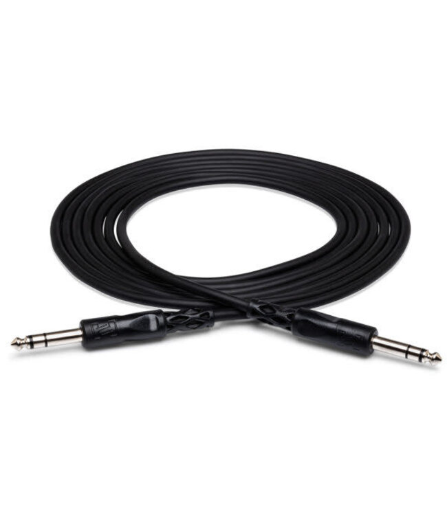 Hosa CSS-103 Balanced Interconnect Cable, 1/4" TRS to Same - 3 Foot
