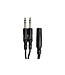 Hosa YPP-308 Y Cable, 1/4" TRSF to Dual 1/4" TRS - 6"