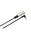 Hosa Hosa XVM-110F Camcorder Mic Cable, Right Angle 3.5mm TRS to XLRF - 10 Foot