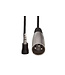 Hosa Hosa XVM-110F Camcorder Mic Cable, Right Angle 3.5mm TRS to XLRF - 10 Foot