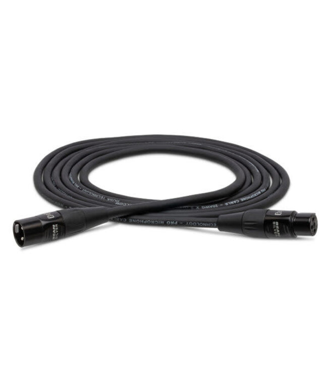 Hosa HMIC-050 Pro Microphone Cable, REAN XLR3F to XLR3M - 50 Foot