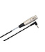 Hosa XVM-105F Camcorder Mic Cable, XLR3F to Right-angle 3.5mm TRS - 5 Foot