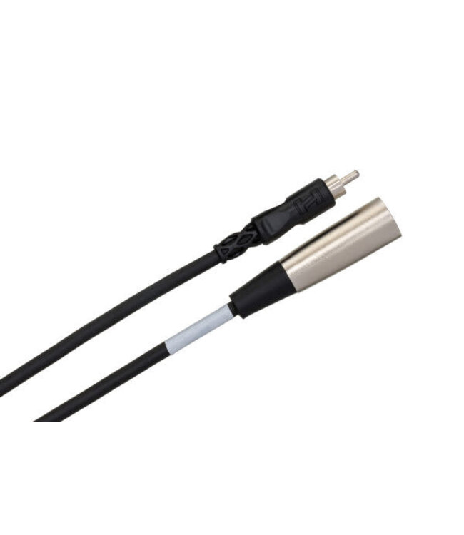 Hosa XRM-105 Unbalanced Interconnect Cable, RCA to XLR3M - 5 Foot