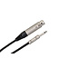 Hosa MIT-176 Impedance Transformer, XLR3F to 1/4" TS - 6"