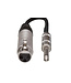 Hosa MIT-176 Impedance Transformer, XLR3F to 1/4" TS - 6"