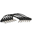 Hosa CFS-606 Guitar Patch Cables, Molded Right-angle to Same, 6" - 6pc