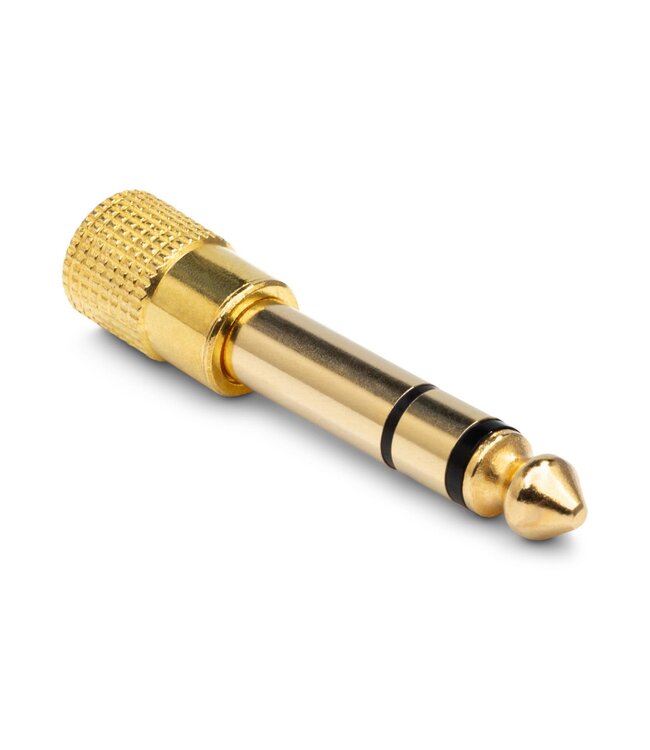 Hosa GHP-105 Pro Headphone Adaptor, 3.5 mm TRS to 1/4" TRS