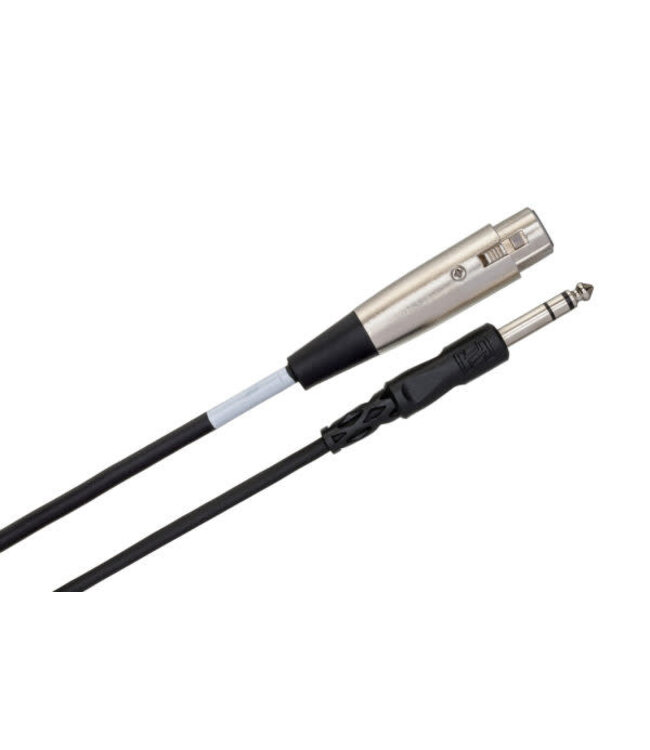 Hosa STX-105F Balanced Interconnect Cable, XLR3F to 1/4" TRS - 5 Foot