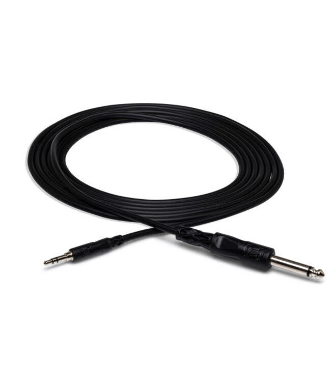 Hosa CMP-105 Mono Interconnect Cable, 1/4" TS to 3.5 mm TRS - 5 Foot