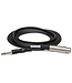 Hosa PXF-105 Unbalanced Interconnect Cable,  XLR3F to 1/4" TS - 5 Foot