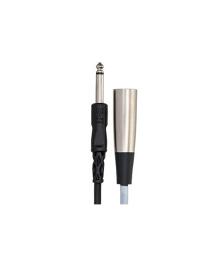 Hosa Hosa PXM-105 Unbalanced Interconnect Cable, XLRM to 1/4" TS - 5 Foot