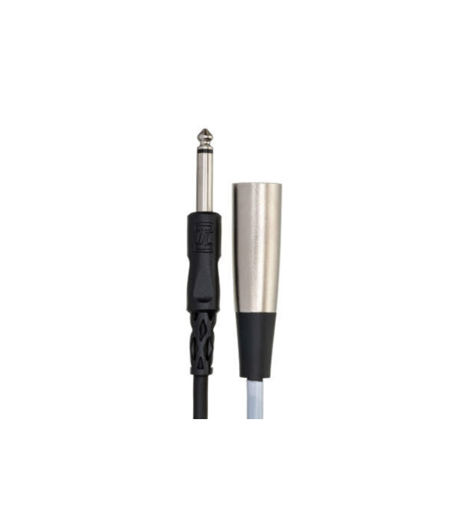 Hosa PXM-105 Unbalanced Interconnect Cable, XLRM to 1/4" TS - 5 Foot