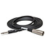 Hosa PXM-105 Unbalanced Interconnect Cable, XLRM to 1/4" TS - 5 Foot