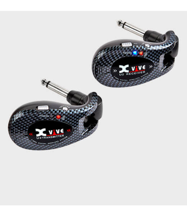 Xvive U2 Guitar Wireless System, 2.4 GHz, Carbon