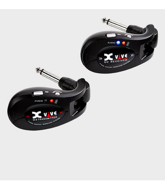 Xvive Xvive U2 Guitar Wireless System, 2.4 GHz, Black