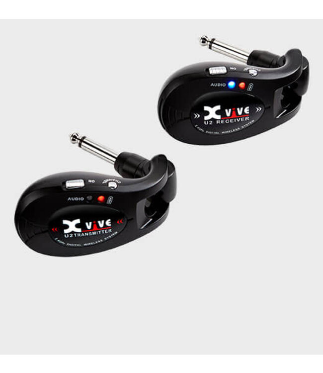 Xvive U2 Guitar Wireless System, 2.4 GHz, Black