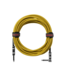 Gator Cableworks Backline Braided Instrument Cable, Straight to Angle Brown/Yellow - 20 Foot
