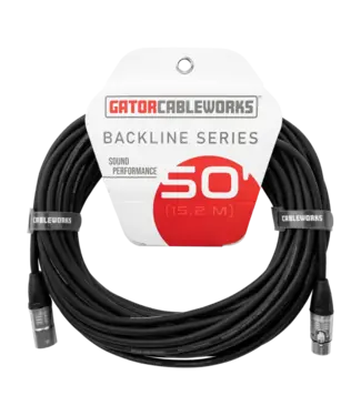 Gator Cases Gator Backline Series XLR Microphone Cable - 50 Foot