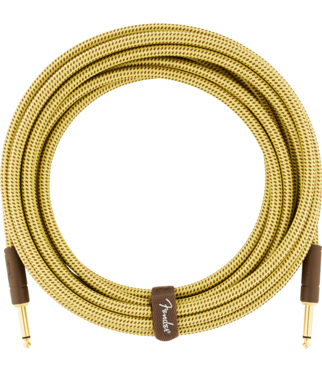 Fender Deluxe Series Instrument Cable, Straight/Straight, Tweed - 25 Foot