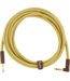 Fender Deluxe Series Instrument Cable, Straight/Angle, Tweed - 10 Foot