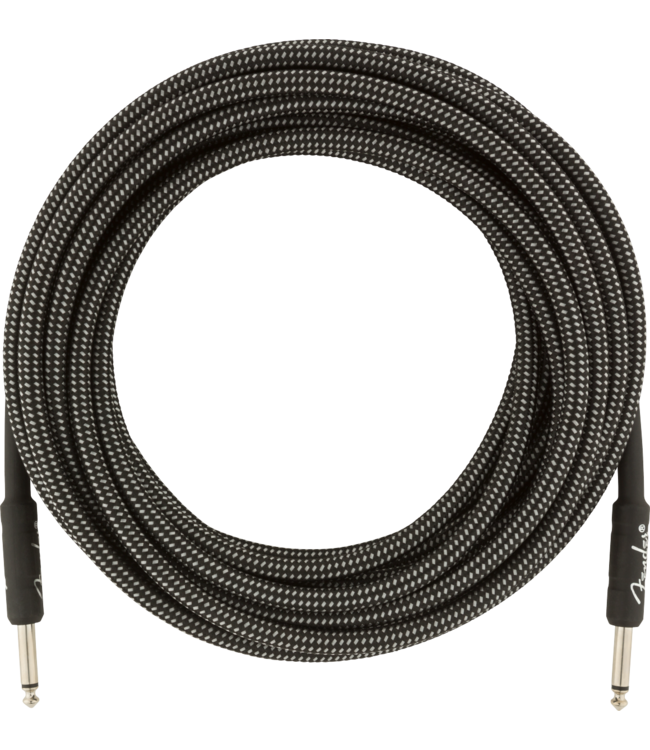 Fender Professional Series Instrument Cable, Gray Tweed - 18.6 Foot