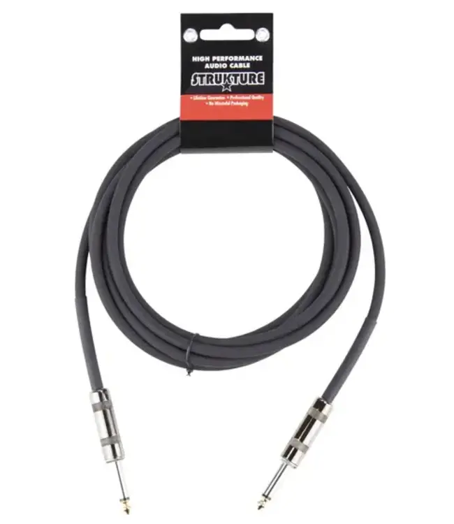 Strukture Standard Instrument Cable, Black - 10 Foot