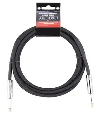 Strukture Strukture Woven Instrument Cable, Black - 10 Foot