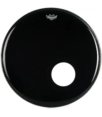 Remo Remo 22" Powerstroke P3 Kick Head with 5" Black DynamO Installed