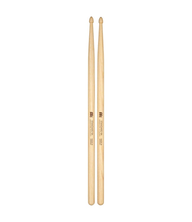 Meinl SB143 Standard 9A Drumsticks, Wood Tip