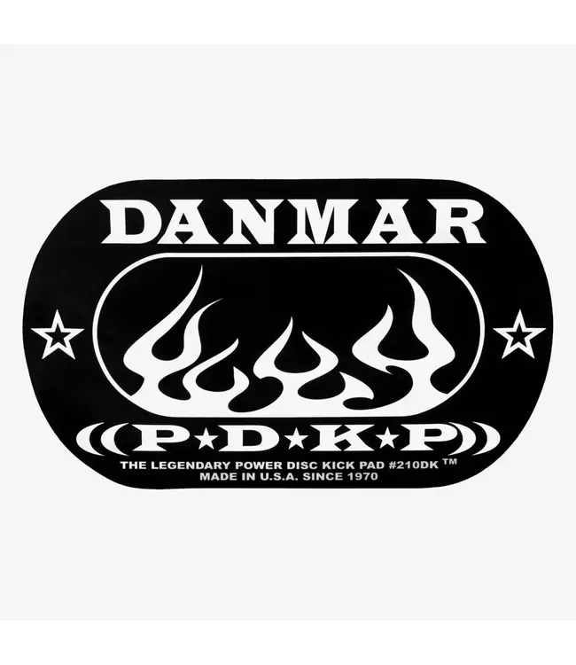Danmar Double Power Disc Kick Pad, Skulls