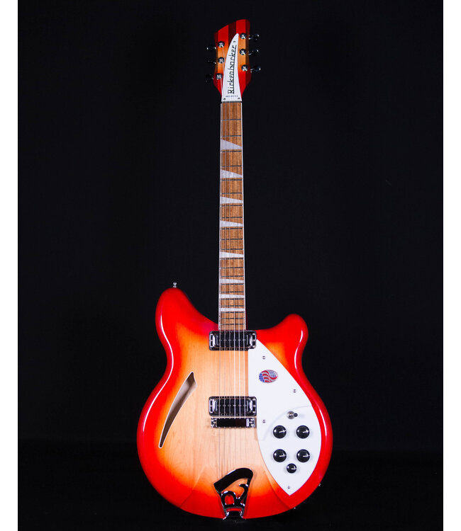 Rickenbacker 360 Semi Hollow Electric Guitar, FireGlo