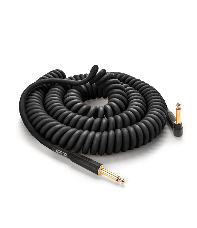 MXR Coil Black Instrument Cable, Straight to Angle - 30 Foot