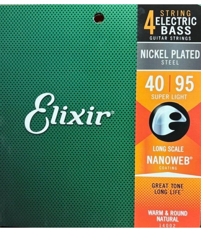 Elixir Nanoweb Bass 4-String, Super Light 40-95