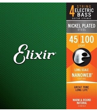 Elixir Elixir Nanoweb 4-String Bass Nickel Set, 45-100