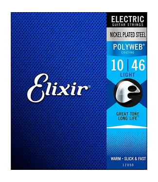 Elixir Elixir Polyweb Electric Guitar Strings, Light 10-46