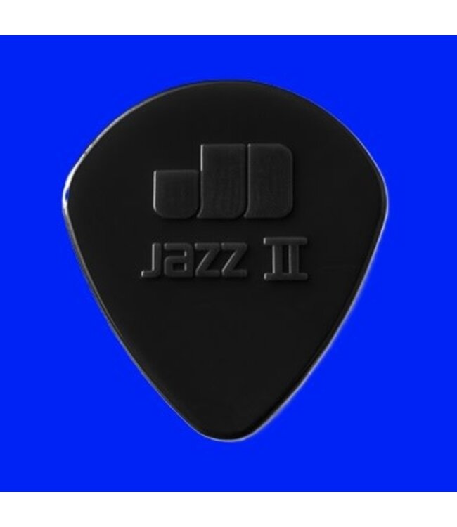 Dunlop Jazz II Black Stiffo Picks - Custom 12 Pack