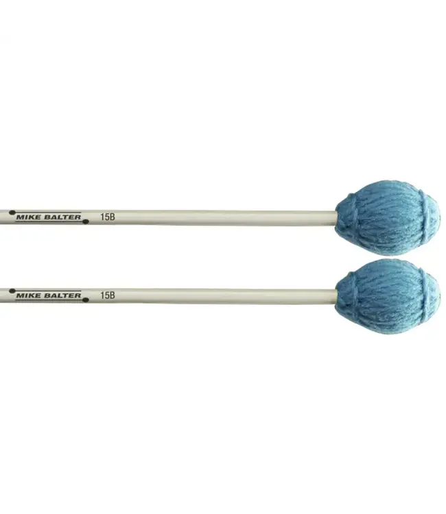 Mike Balter B15B Ensemble Mallets, Aqua Soft Yarn, Birch