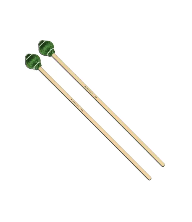 Mike Balter B22B Pro Vibe Mallets, Green Medium Hard Cord, Birch