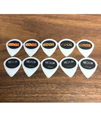 Cool Music Cool Music Juratex Sand Textured Jazz Picks, 1.2mm Med - Custom 10 Pack