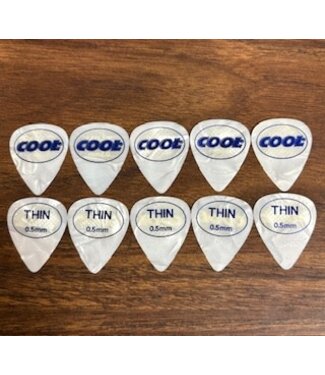 Cool Music Cool Music Coolcell Rubber Grip Standard Picks, .50mm Thin - Custom 10 Pack