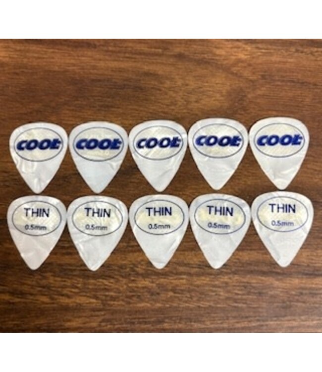 Cool Music Coolcell Rubber Grip Standard Picks, .50mm Thin - Custom 10 Pack