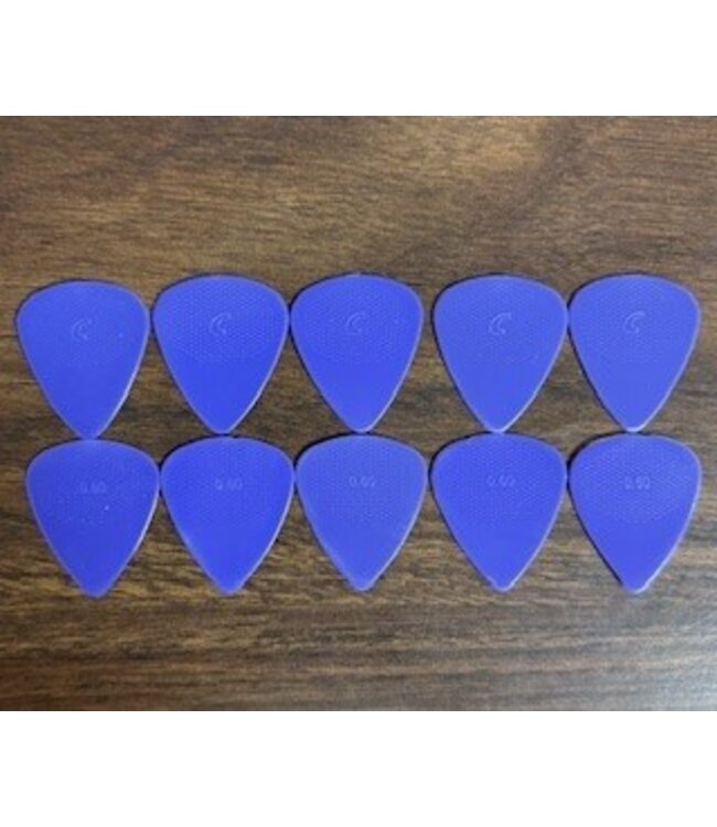 Cool Music Cat Tongue Nylon Standard Picks, .60mm - Custom 10 Pack