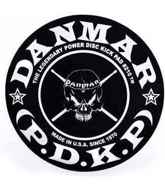 Danmar Danmar Single Power Disc Kick Pad, Flames