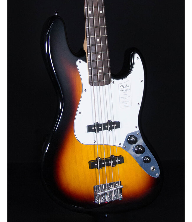 Fender Standard Jazz Bass, Laurel FB, 3-Color Sunburst