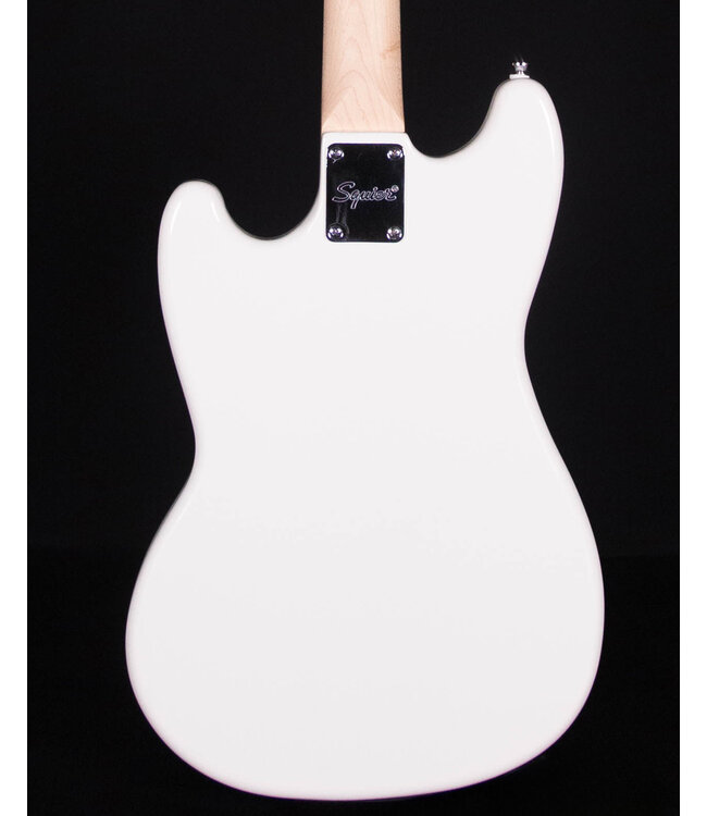 Squier Sonic Bronco Bass, Maple FB, Arctic White