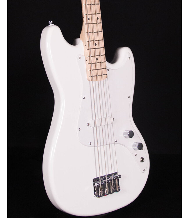 Squier Sonic Bronco Bass, Maple FB, Arctic White