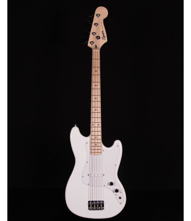 Squier Sonic Bronco Bass, Maple FB, Arctic White