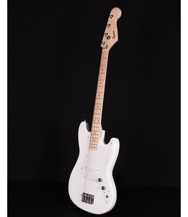 Squier Sonic Bronco Bass, Maple FB, Arctic White
